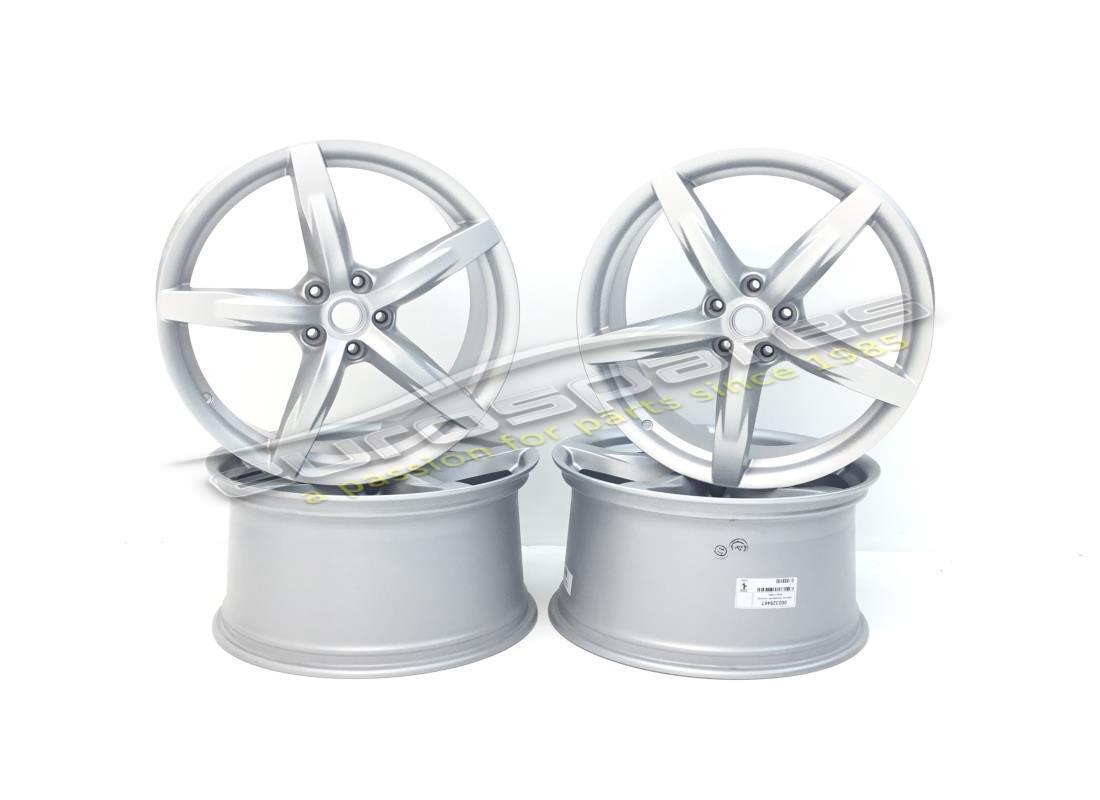 nouvelles ferrari gtc4lusso jantes argent mat k. numéro de pièce 70004725 (2)