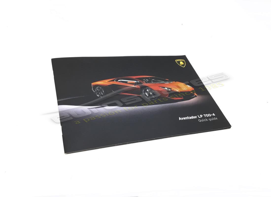 nouveau guide rapide d'instructions courtes lamborghini. numéro de pièce 476012040f (1)