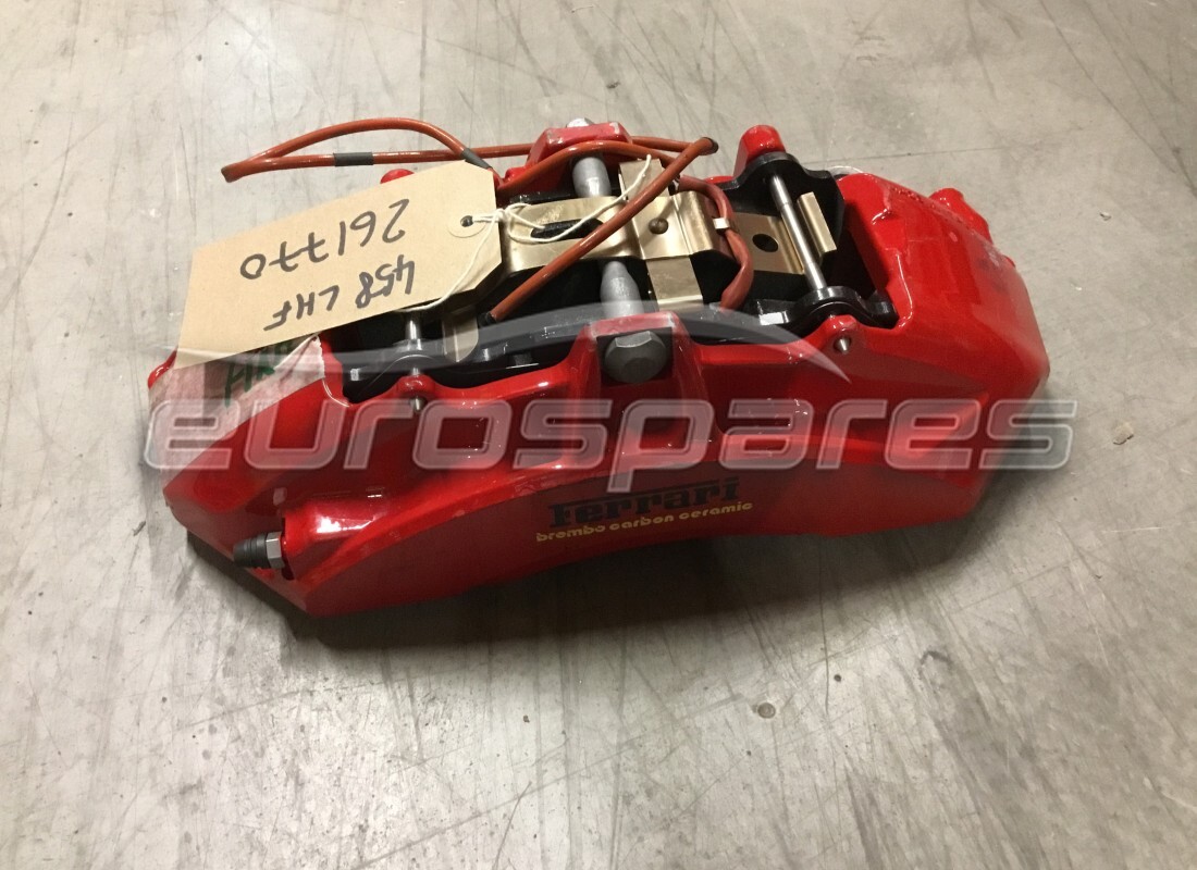 nouvel étrier ferrari avant gauche avec plaquettes. numéro de pièce 261770 (1)