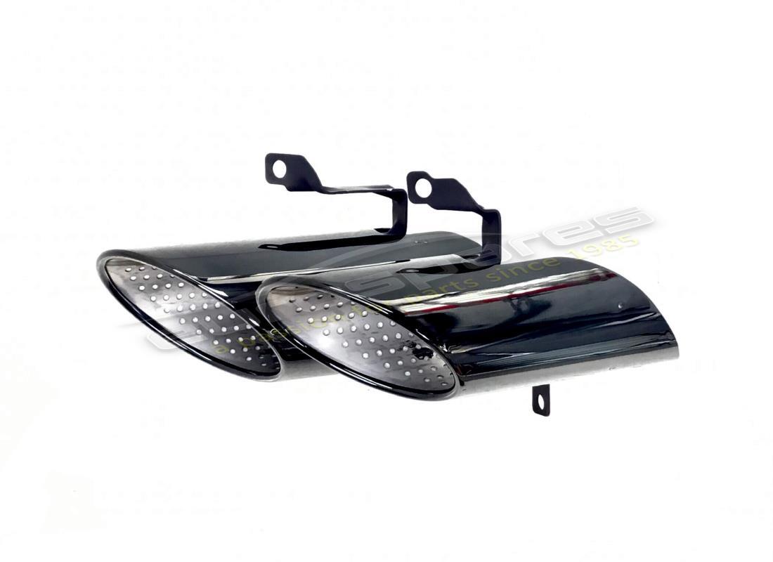 nouvelle garniture lamborghini, tuyau d'arrière droit noir brillant. numéro de pièce 4t0253698b (1)