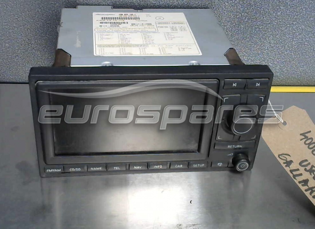 UTILISÉ Lamborghini RADIO/NAVIGATION . NUMÉRO DE PIÈCE 400035192E (1)