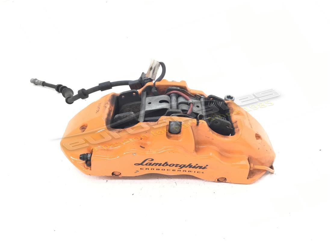 utilisé lamborghini étrier de frein céramique orange. numéro de pièce 4t0615105cd (1)