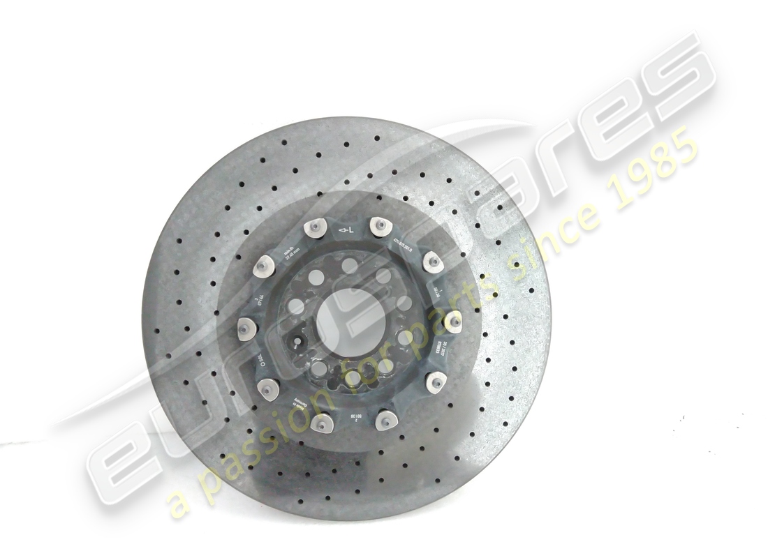 DISQUE DE FREIN AVANT GAUCHE EN CÉRAMIQUE D'OCCASION Lamborghini (VENTILÉ). NUMÉRO DE PIÈCE 470615301G (1)