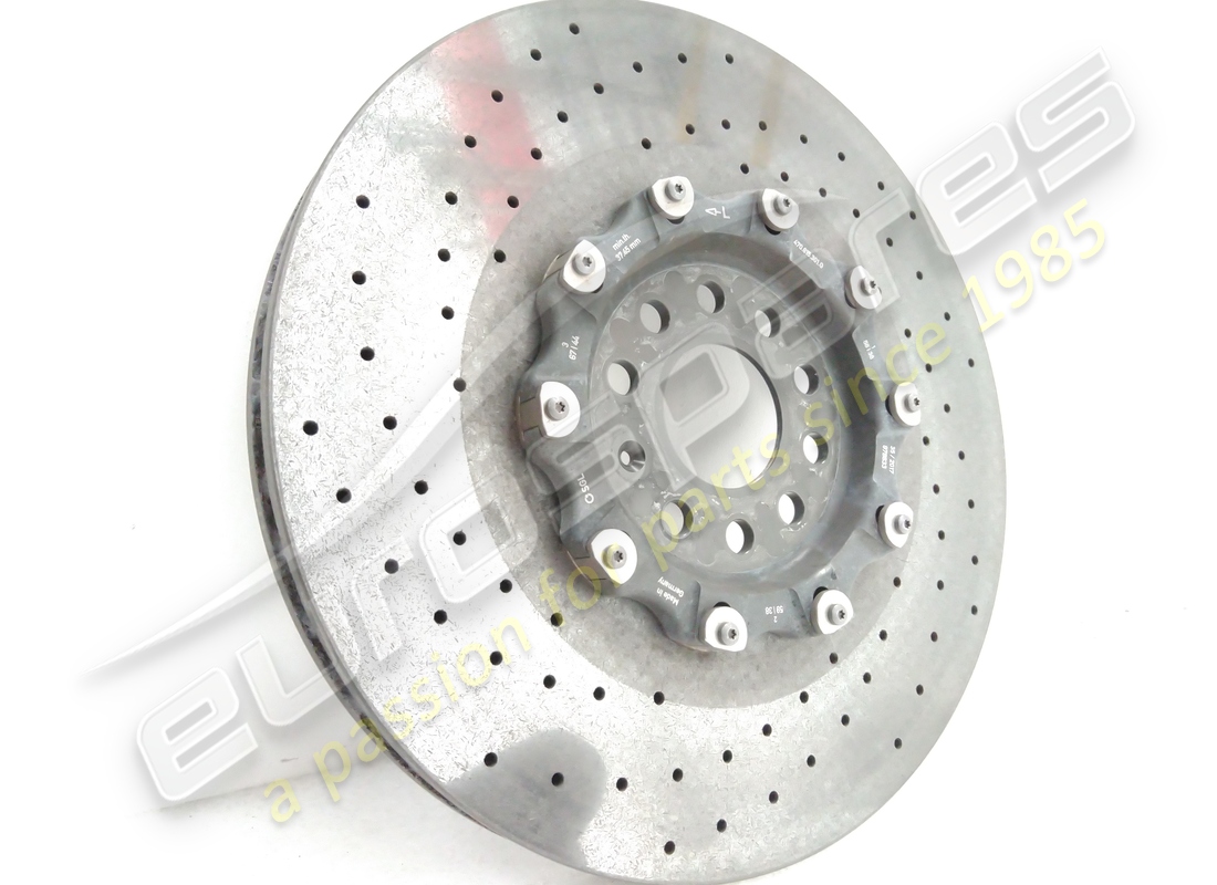 disque de frein avant gauche en céramique d'occasion lamborghini (ventilé). numéro de pièce 470615301g (2)