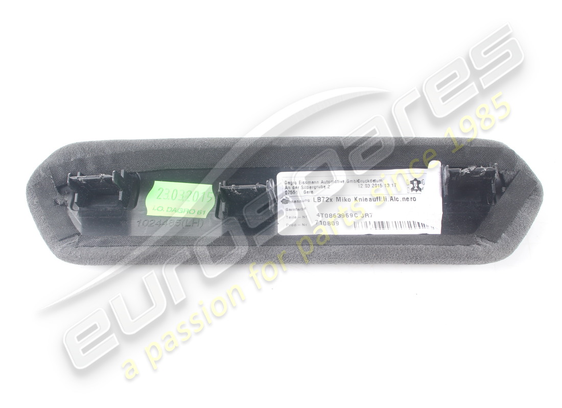 INSÉRER LA PIÈCE D'OCCASION LAMBORGHINI KNIEPAD SX. NUMÉRO DE PIÈCE 4T0863969C (3) insérer la pièce d'occasion lamborghini kniepad sx. numéro de pièce 4t0863969c (3)