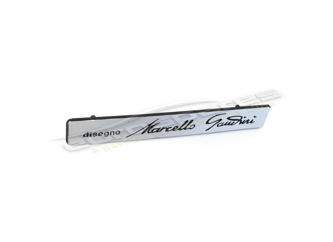 nouvelle assiette lamborghini marcello gandini. numéro de pièce 009466109 (1)