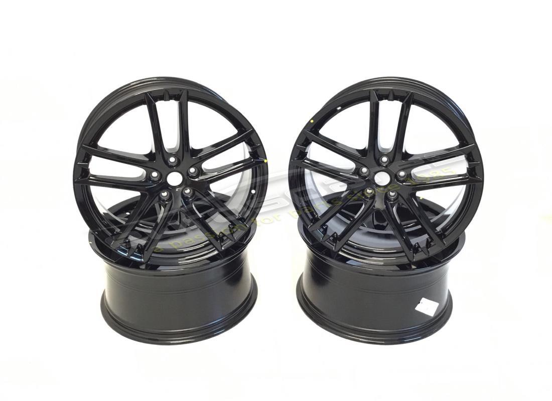 nouveau ensemble maserati roues (trofeo stradale noir brillant) 20''. numéro de pièce 83078505a (1)