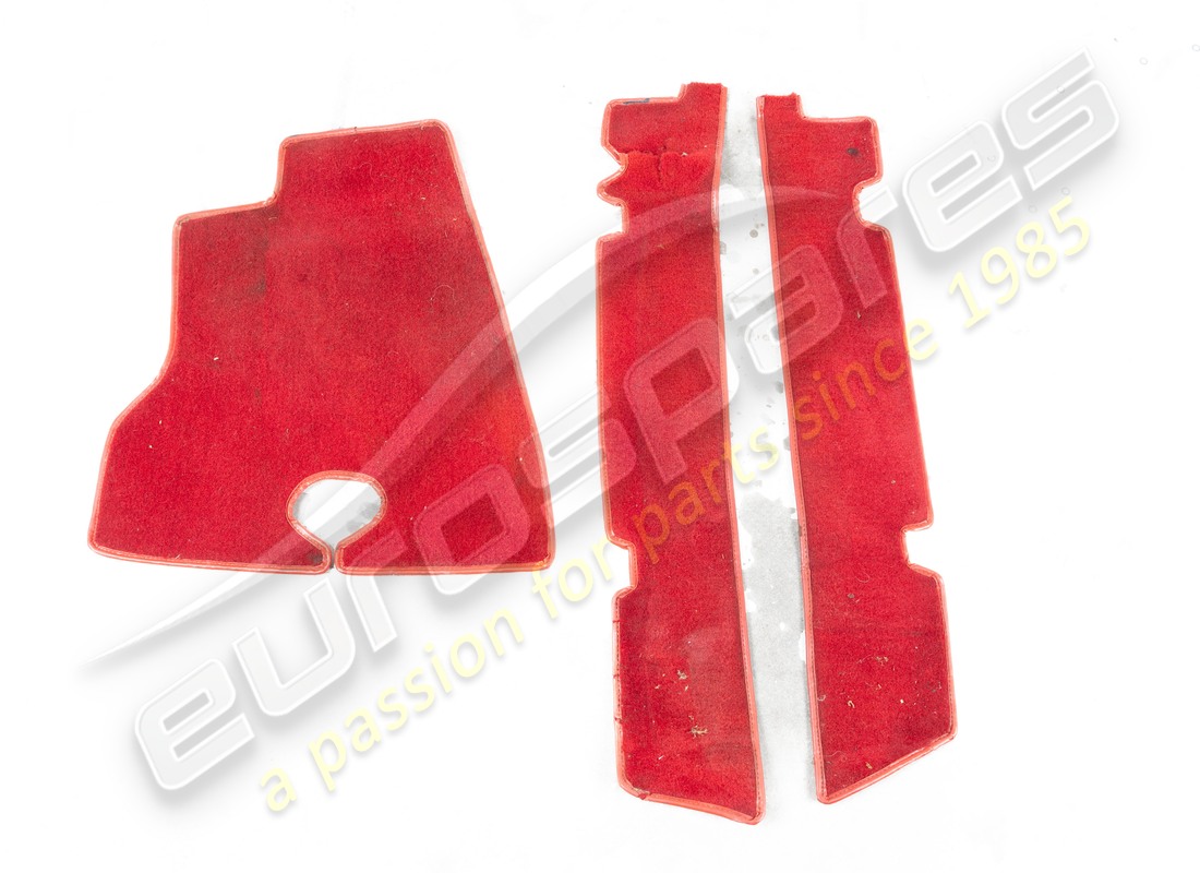 utilisé ferrari ensemble de tapis avant gauche et droit. numéro de pièce 95999641a (16)