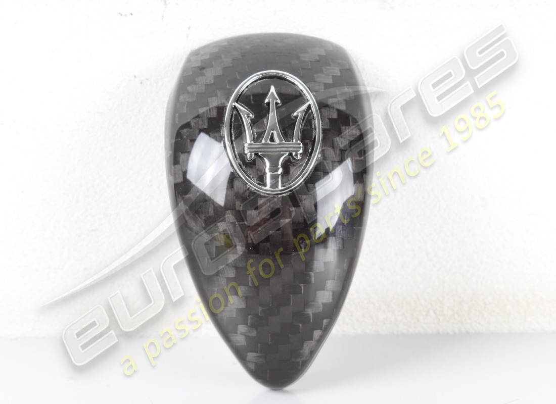 nouveau maserati insert de pommeau de levier de vitesses - carbone. numéro de pièce 82413677 (1)