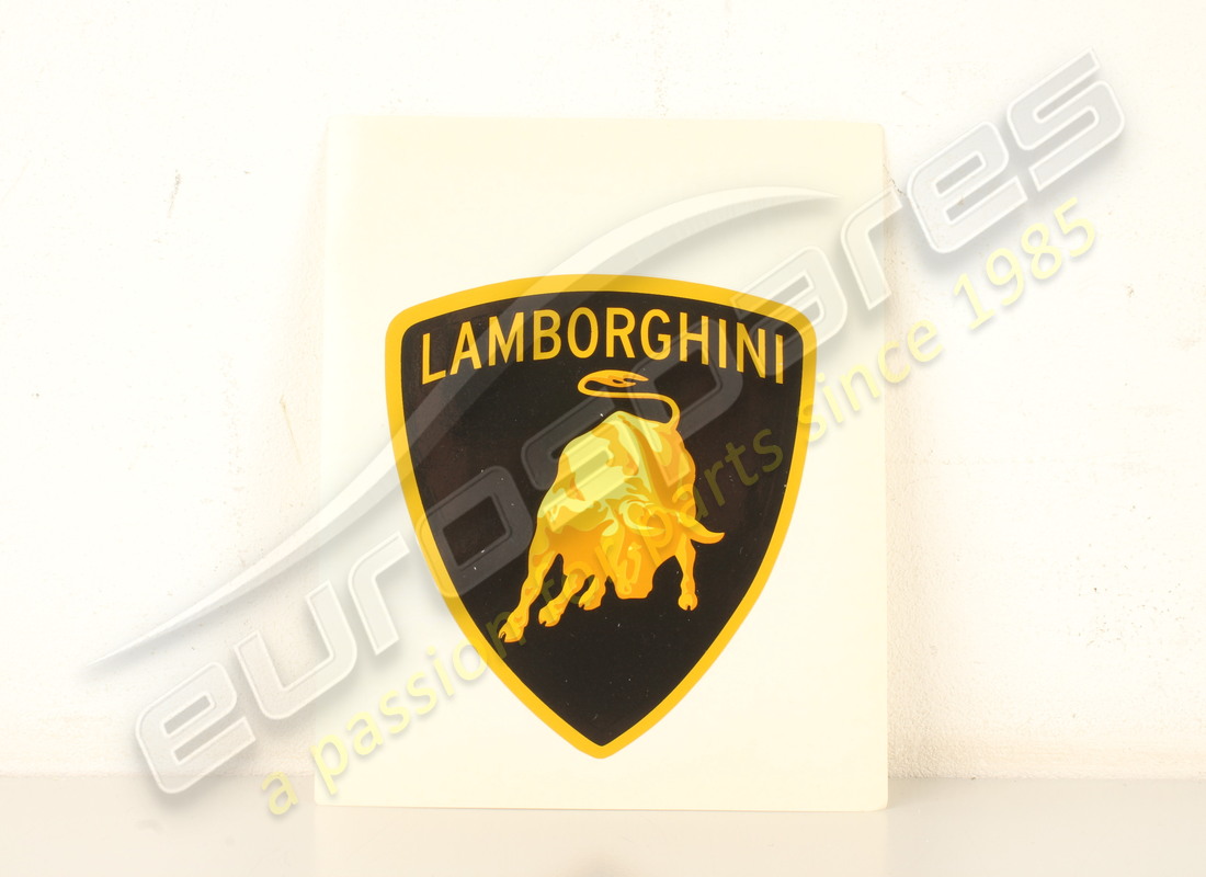 AUTOCOLLANT D'AILE NEUF LAMBORGHINI (PLAT). NUMÉRO DE PIÈCE LST004 (1) autocollant d'aile neuf lamborghini (plat). numéro de pièce lst004 (1)