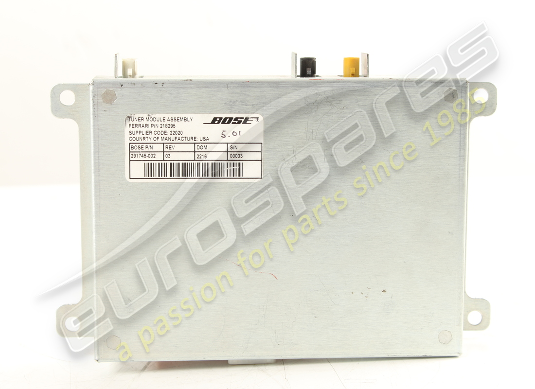 nouveau boîtier tuner ferrari nit bose. numéro de pièce 218295 (2)