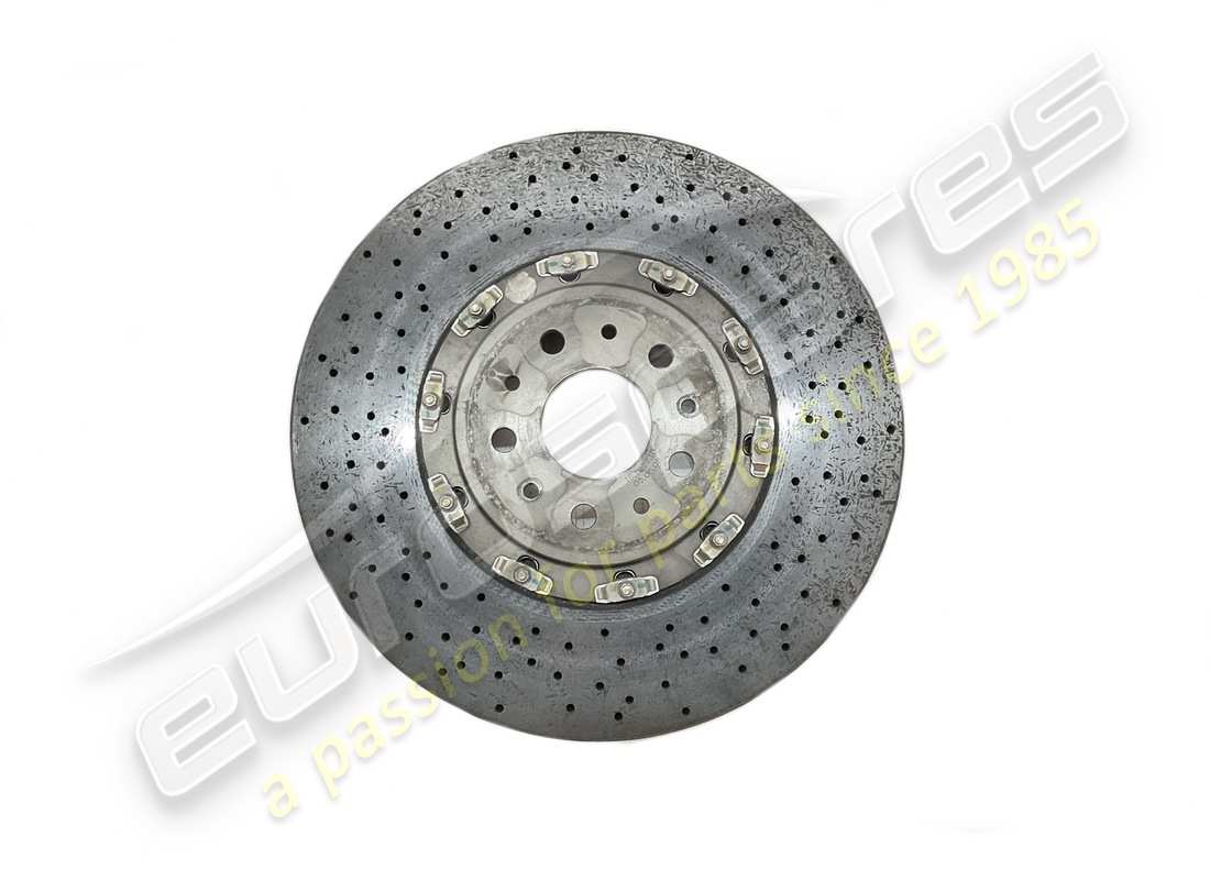 Disque de frein avant d'occasion Ferrari, version carbone-céramique. Référence 225854 (1)