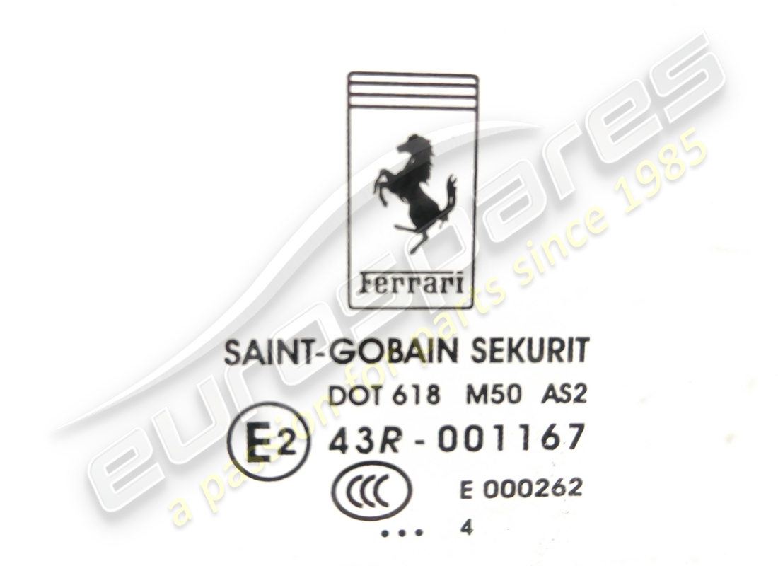 utilisé ferrari fenêtre de porte droite. numéro de pièce 87389500 (2)