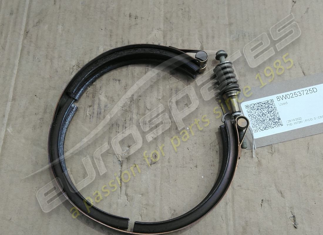 UTILISÉ Lamborghini PINCE EA839 V-BAND. NUMÉRO DE PIÈCE 8W0253725D (1)