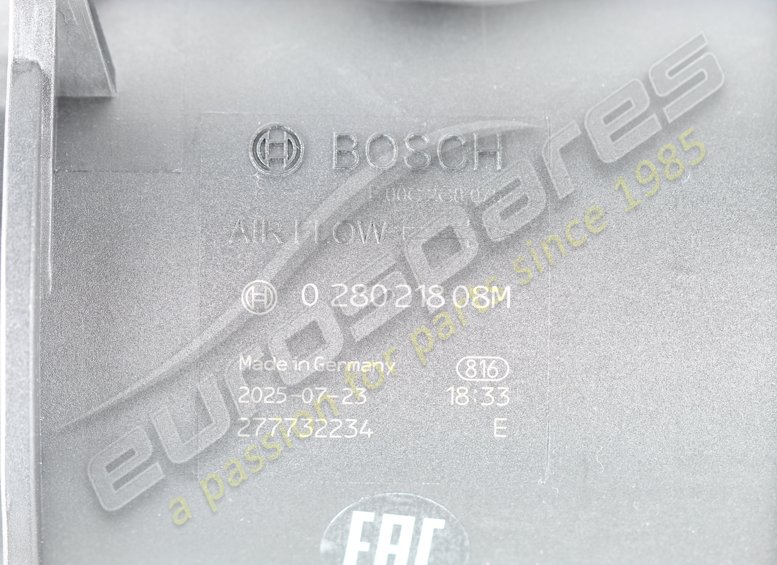 NOUVEAU DÉBITMÈTRE D'AIR BOSCH. NUMÉRO DE PIÈCE 171707 (6) nouveau débitmètre d'air bosch. numéro de pièce 171707 (6)