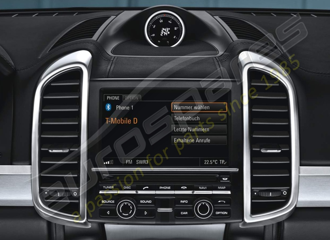 nouvelle préparation pour téléphone portable porsche. numéro de pièce 95804490012 (1)