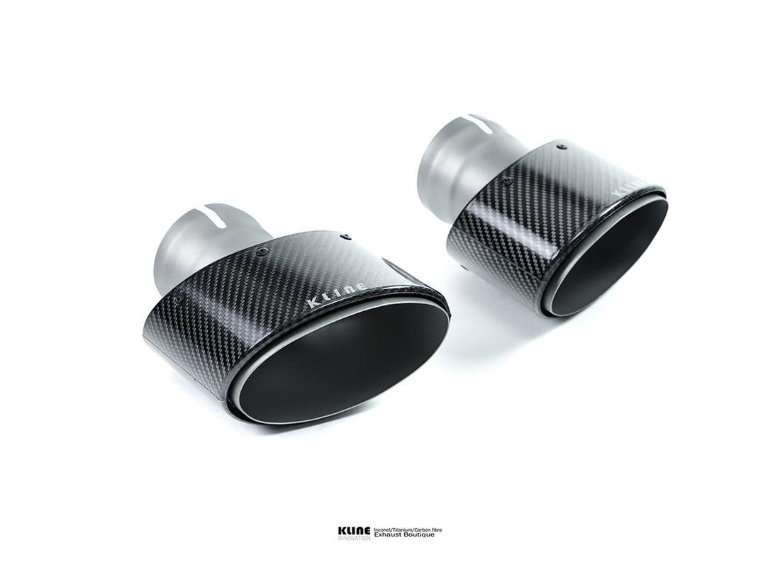 nouveaux embouts en fibre de carbone kline innovation mclaren 570s. numéro de pièce klmc570scft (1)