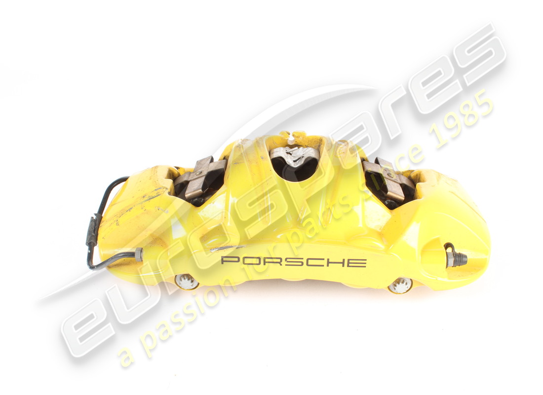 ÉTRIER DE FREIN Porsche ENDOMMAGÉ SANS PLAQUETTES DE FREIN. NUMÉRO DE PIÈCE 9GT615124A (1)