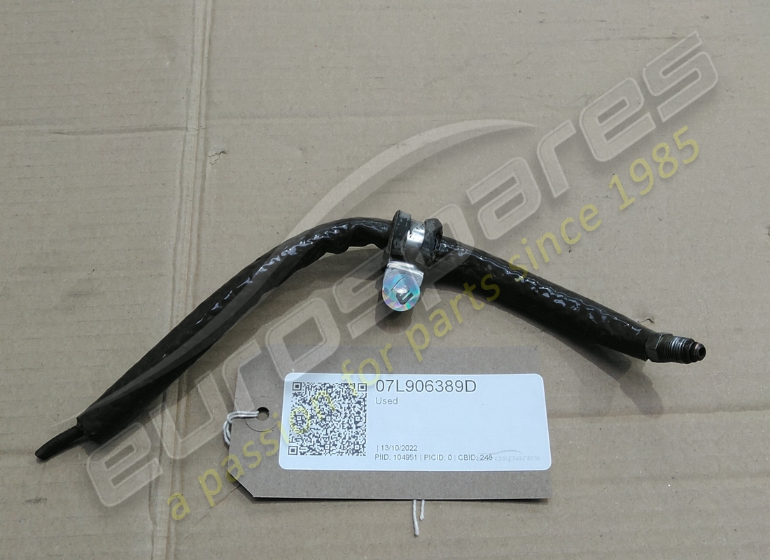 utilisé lamborghini tube. numéro de pièce 07l906389d (1)