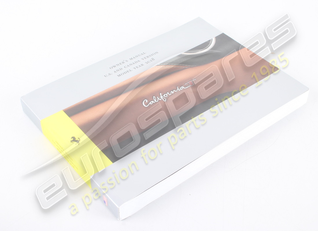 nouveau manuel du propriétaire ferrari. numéro de pièce 781773 (1)