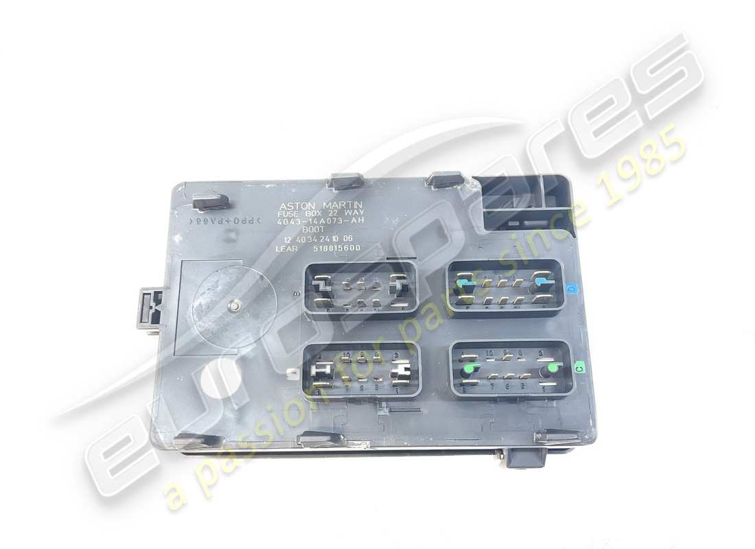 UTILISÉ Aston Martin BOITE À FUSIBLES, ARRIÈRE. NUMÉRO DE PIÈCE 4G4314A073AE (1)