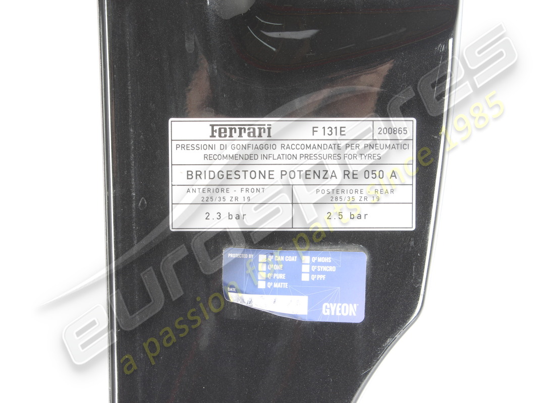 utilisé ferrari coprilesena parafango post s. numéro de pièce 68650911 (2)