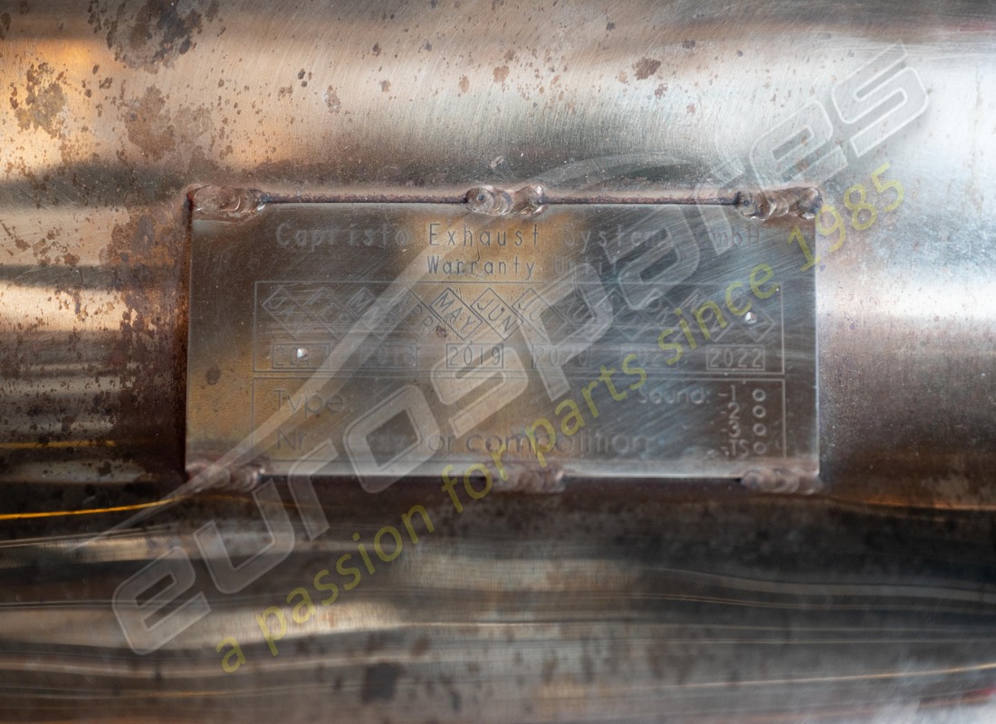 silencieux sportif capristo eurospares utilisé. numéro de pièce eap1480006 (4)