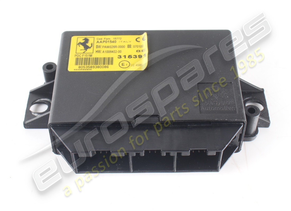 ECU DE NŒUD DE CAPTEUR DE STATIONNEMENT D'OCCASION Ferrari. NUMÉRO DE PIÈCE 315391 (1)