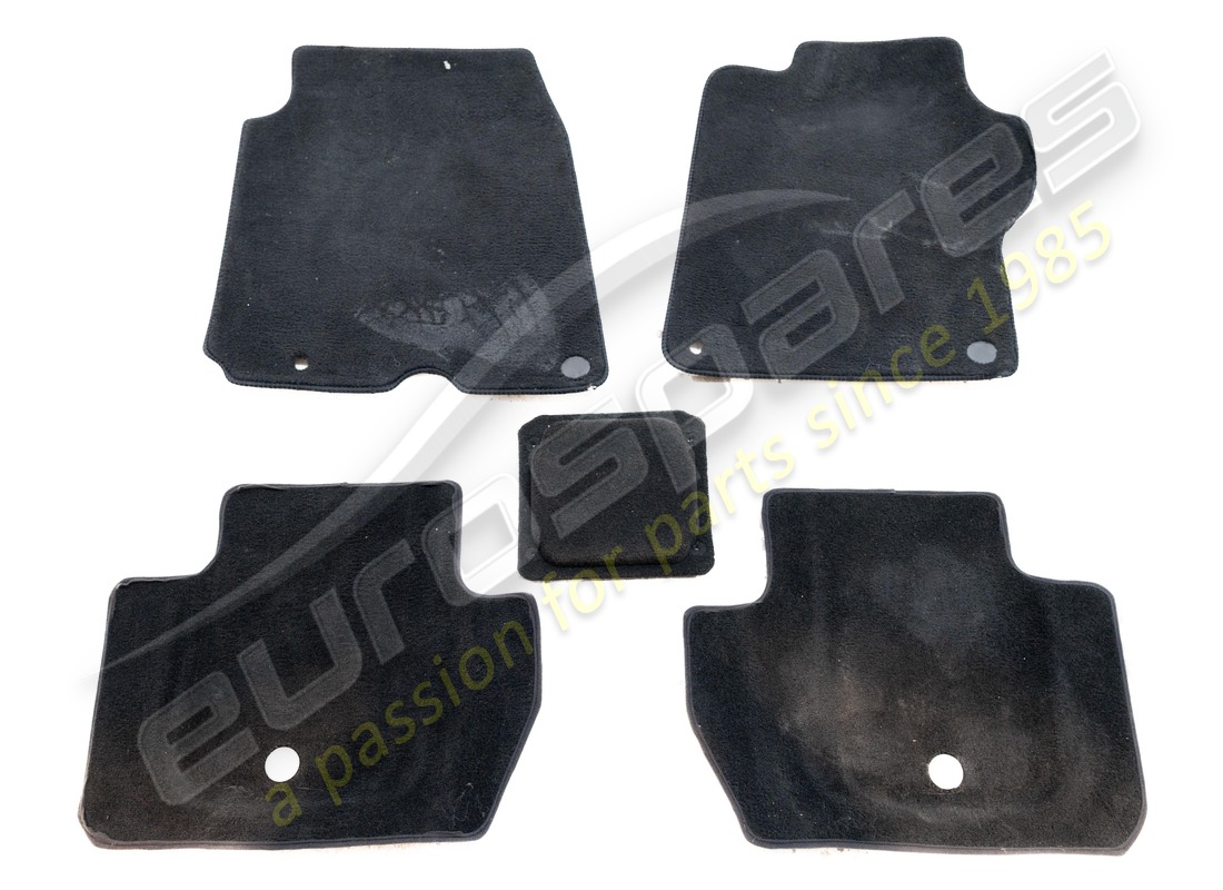 jeu de tapis complet ferrari utilisé en noir. numéro de pièce 83331950 (2)