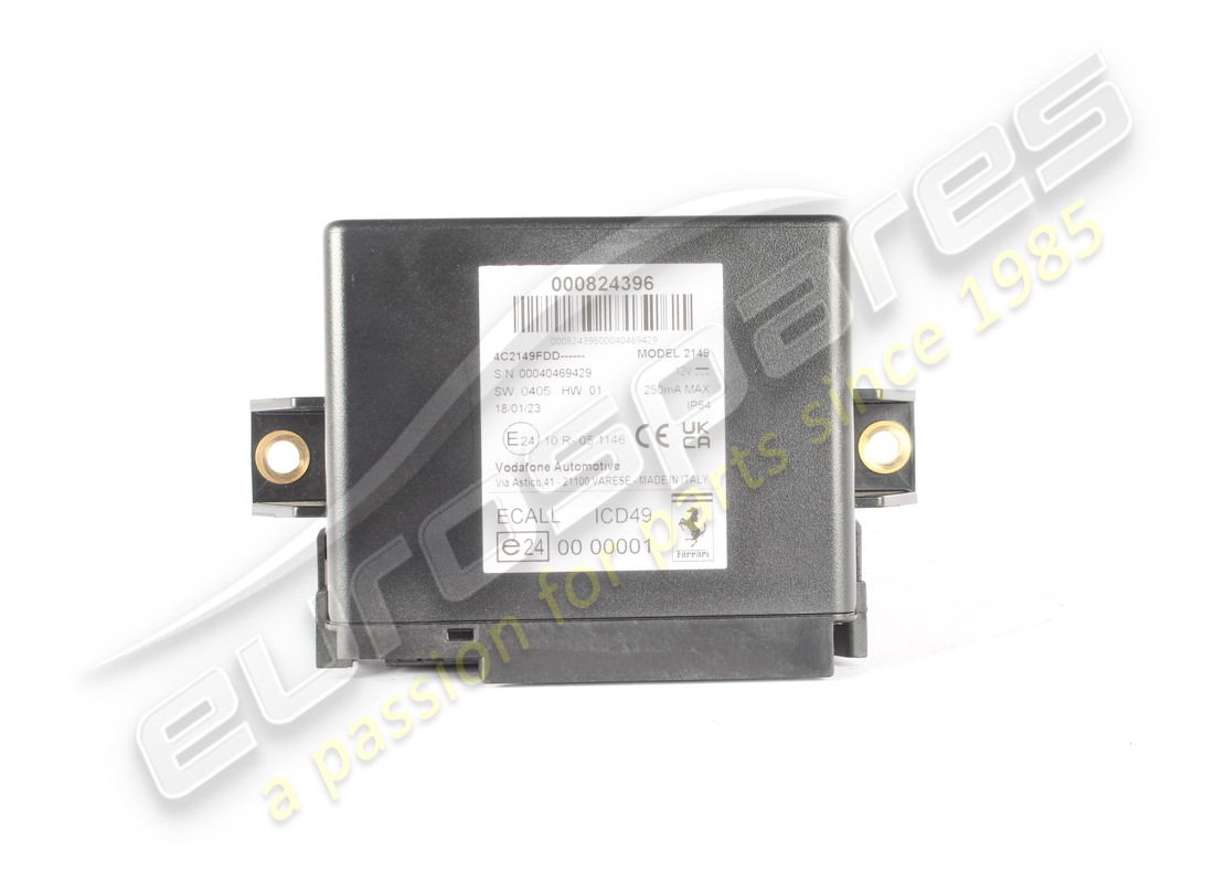 UTILISÉ Ferrari TCU ECALL / SVR . NUMÉRO DE PIÈCE 824396 (1)