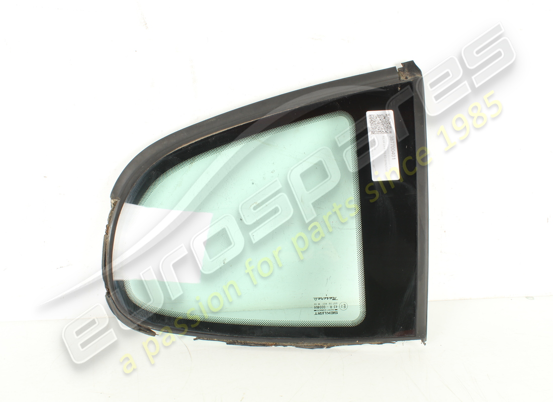 USED MASERATI REAR LH FISS.ED WINDOW. PART NUMBER 387700401 (2) used maserati rear lh fiss.ed window. part number 387700401 (2)