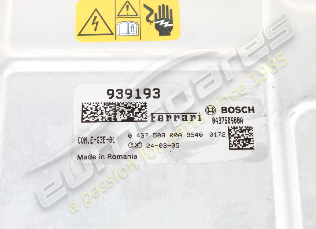 d'occasion ferrari dcdc livello e3. numéro de pièce 939193 (5)