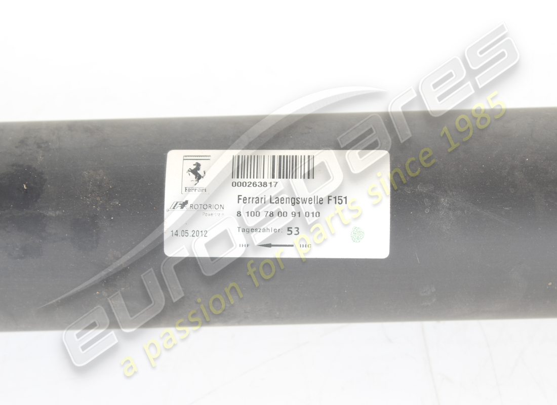 arbre de transmission ferrari utilisé. numéro de pièce 263817 (4)