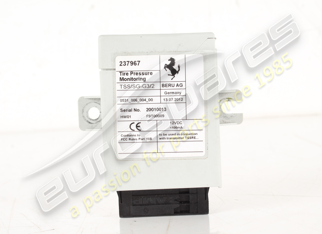 Calculateur TPMS d'occasion Ferrari. Numéro de pièce 237967 (1)