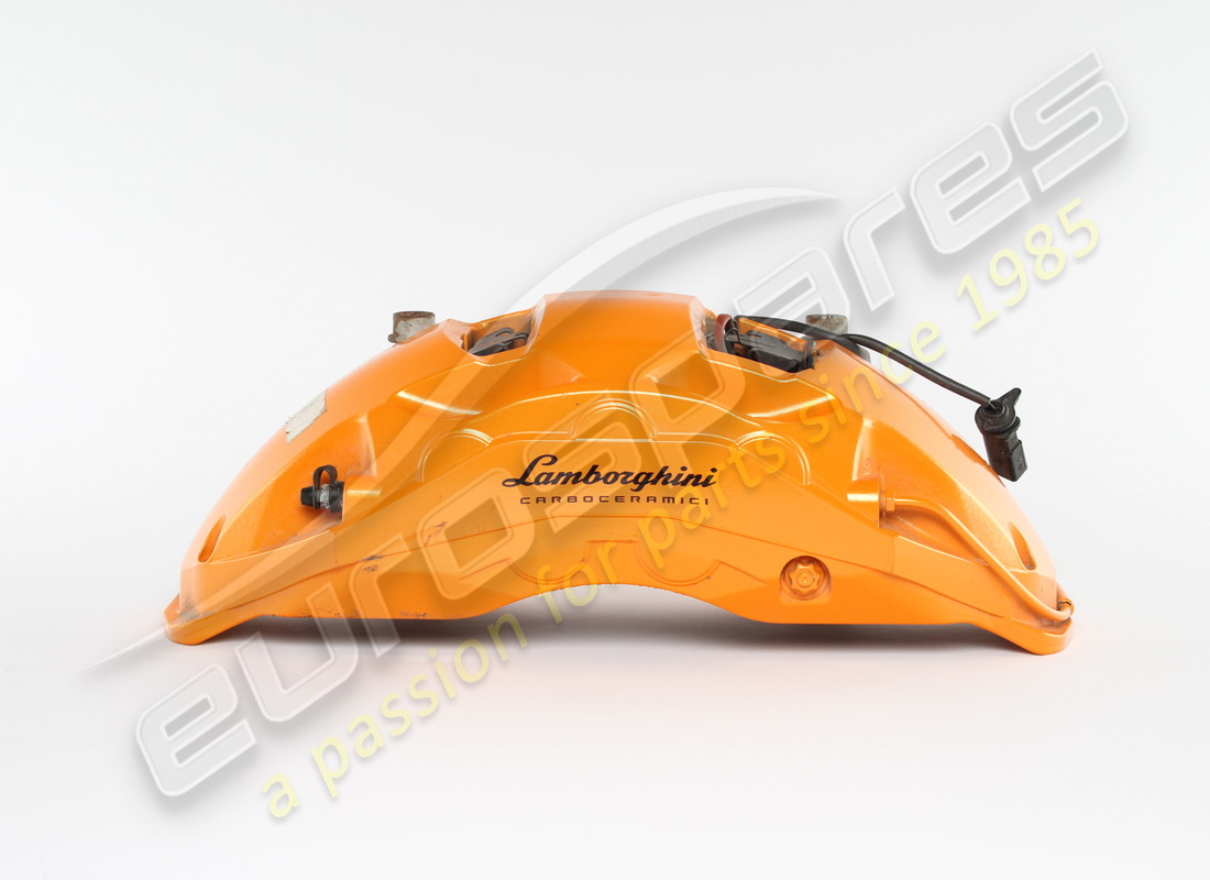 UTILISÉ Lamborghini ÉTRIER DE FREIN 21 CÉRAMIQUE 10K . NUMÉRO DE PIÈCE 4M0615105GF (1)