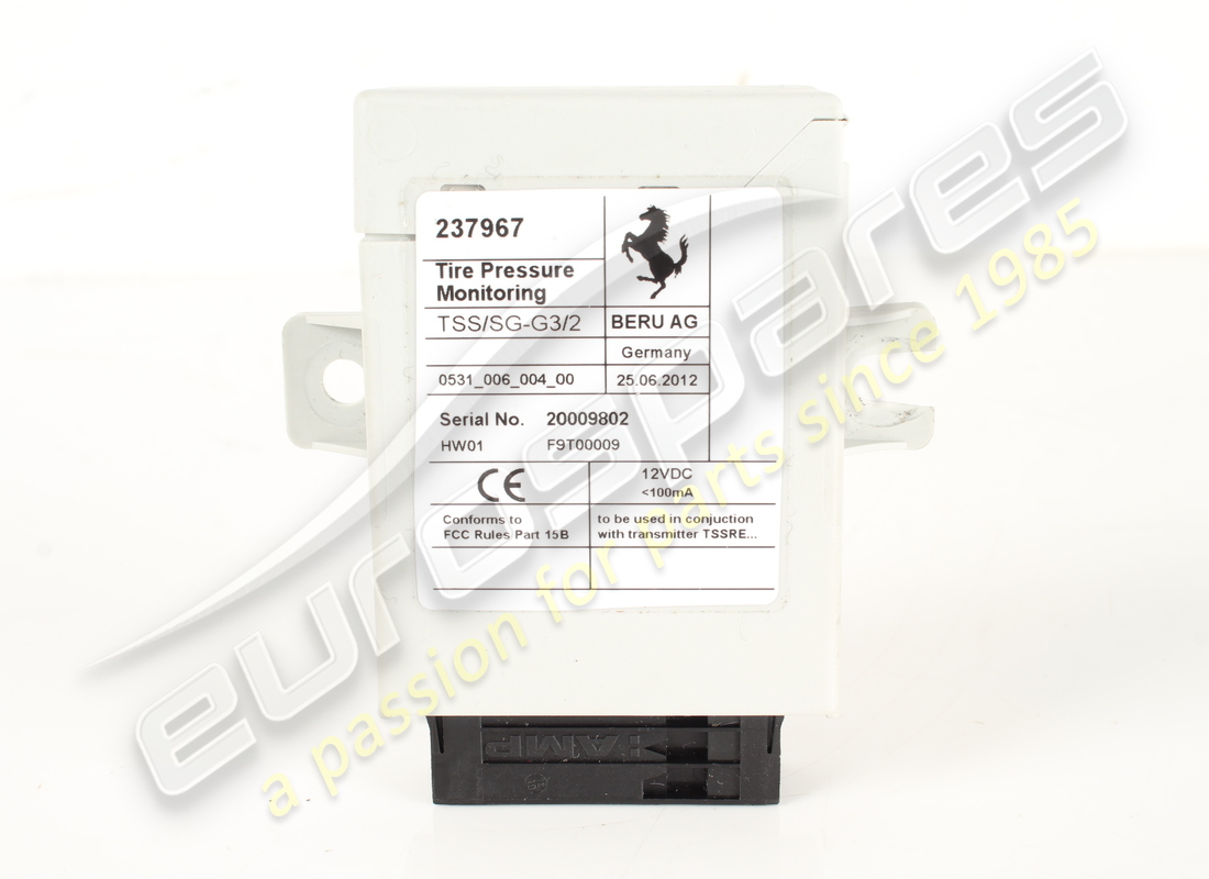 calculateur tpms d'occasion ferrari. numéro de pièce 237967 (1)
