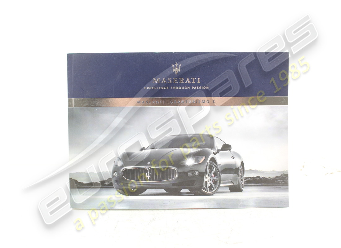 nouveau manuel du propriétaire maserati. numéro de pièce 81834800 (1)
