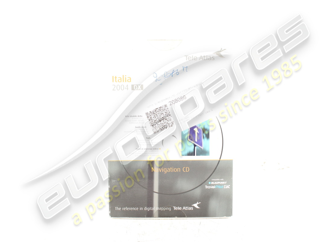 nouveau cd navigator maserati pour l'italie. numéro de pièce 208086 (1)