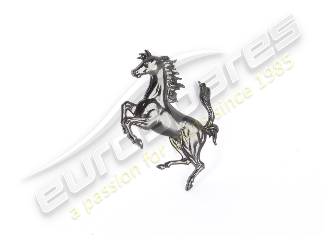 UTILISÉ Ferrari MOTIF CHEVAL cabré NOIR . NUMÉRO DE PIÈCE 62984300 (1)