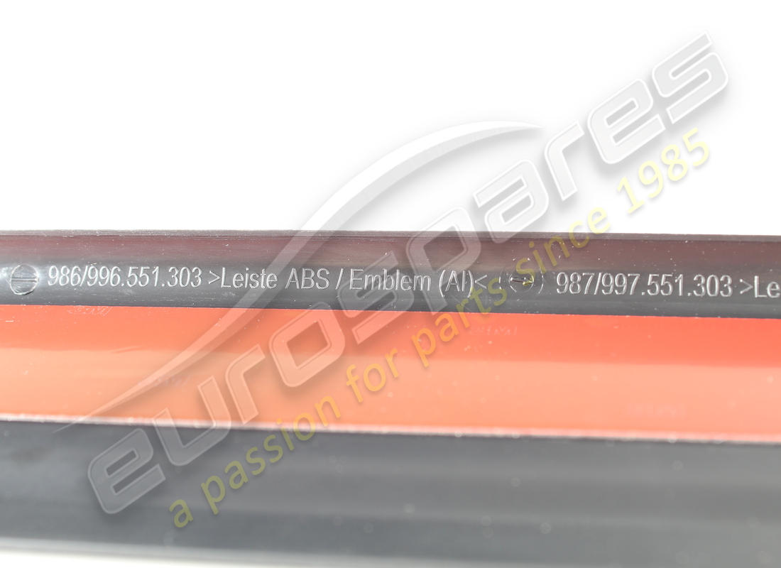 nouvelle plaque de protection porsche - seuil de panneau noir. référence 98755130307a03 (5)