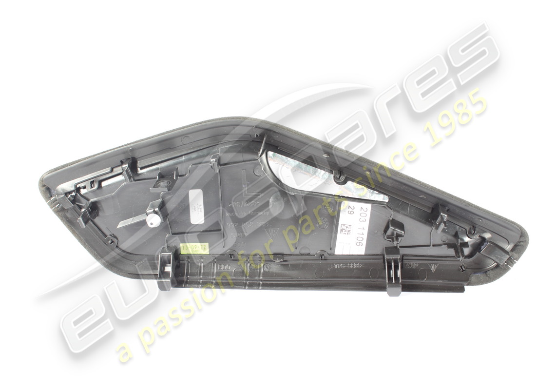 garniture de panneau latérale d'occasion porsche noir/argent. numéro de pièce 992863303fqa0 (2)