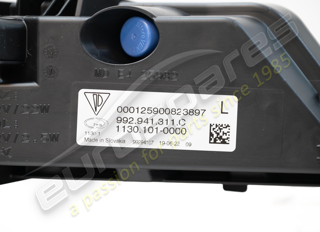 NOUVEAUX FEUX AVANT PORSCHE. NUMÉRO DE PIÈCE 992941311C (4) nouveaux feux avant porsche. numéro de pièce 992941311c (4)