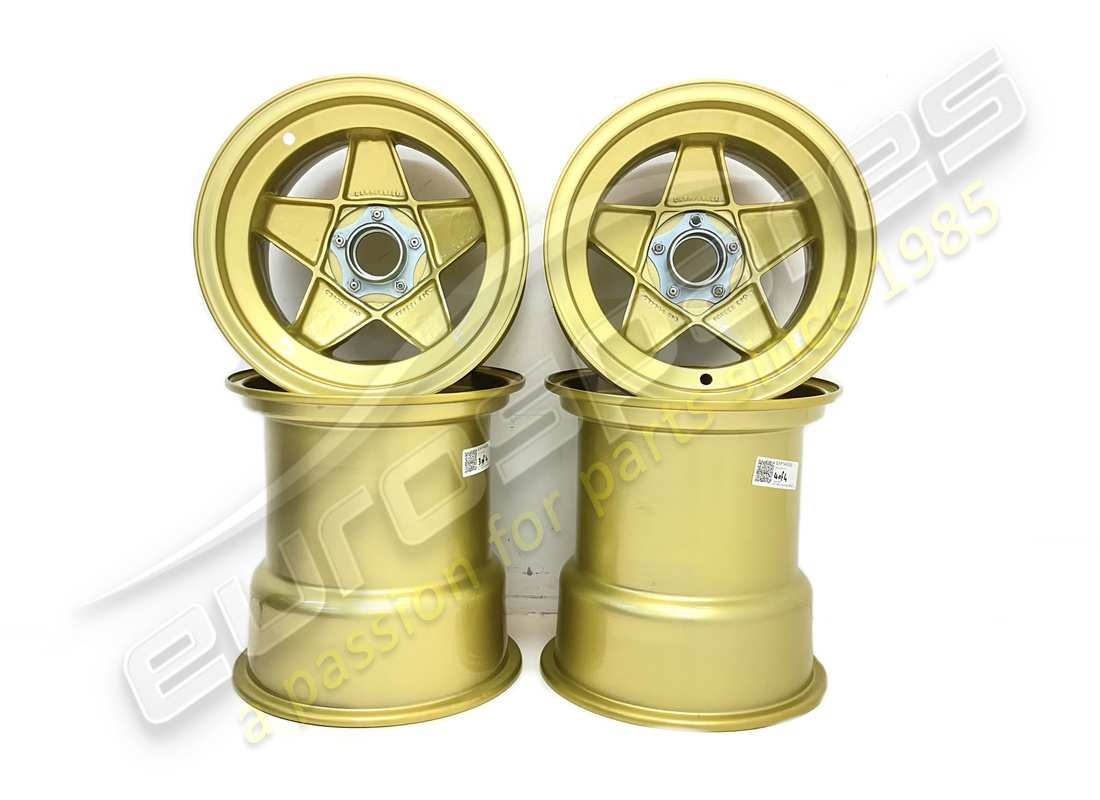 jeu de roues campagnolo reconditionnées ferrari pour ferrari 512s. numéro de pièce eap1443599 (1)