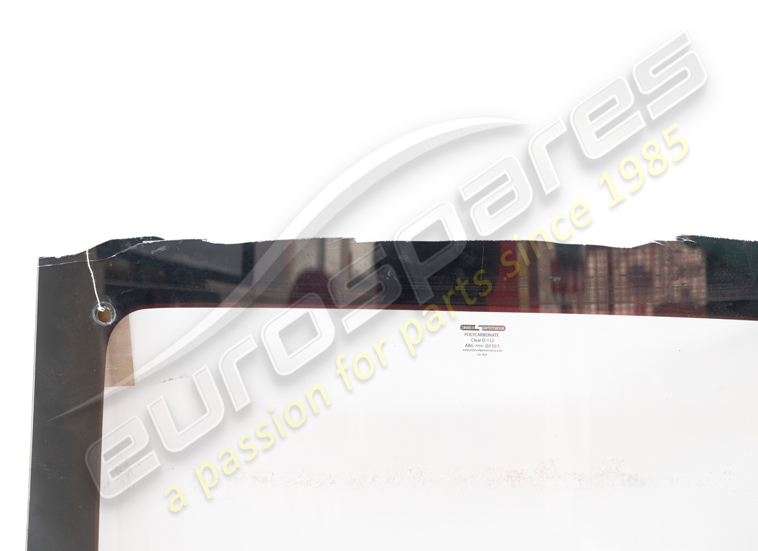 glace de couvercle de compartiment moteur endommagée ferrari. numéro de pièce 83263600 (2)
