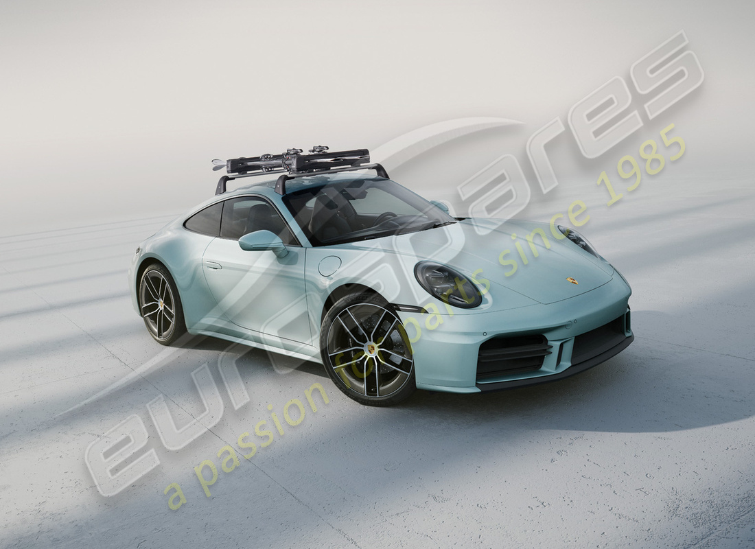 nouveau porte-ski/snowboard porsche. numéro de pièce 95b044830 (19)