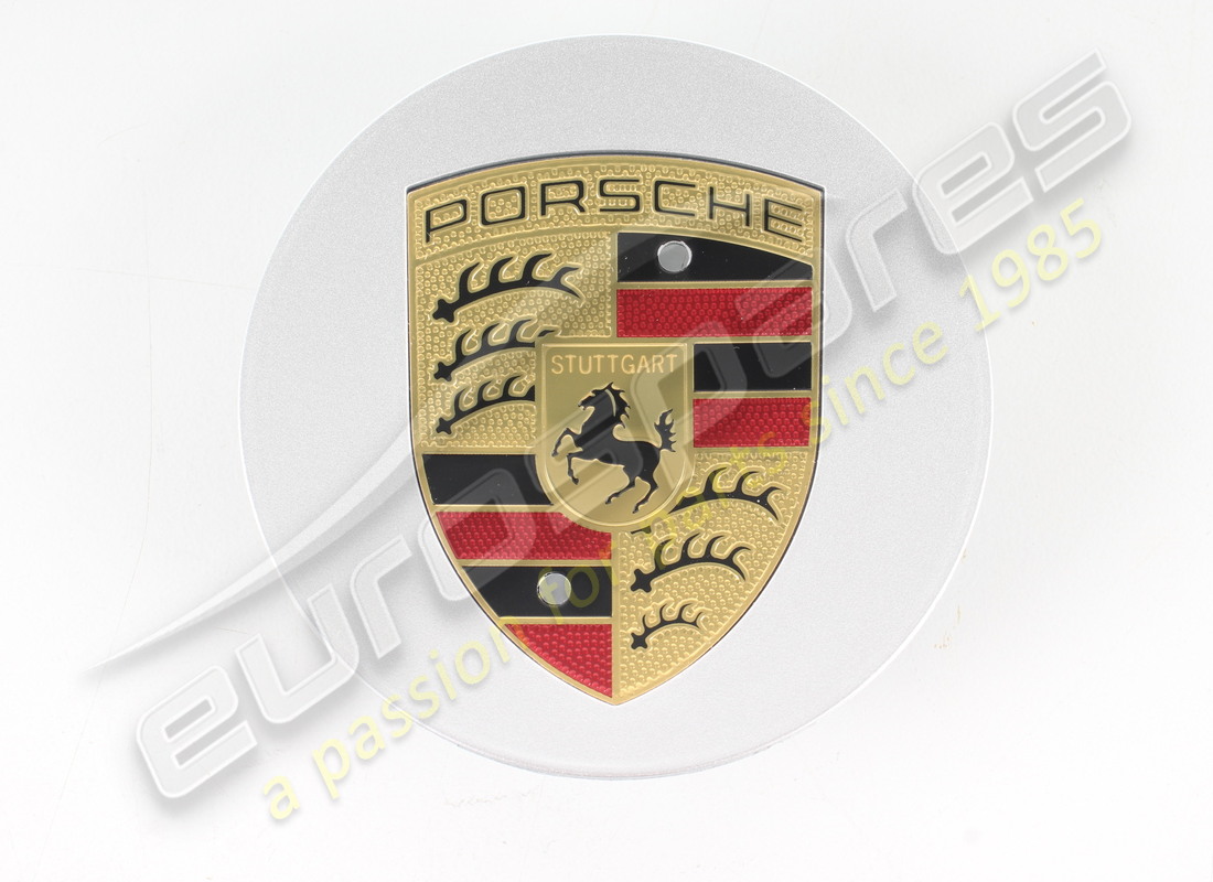 nouveau porsche enjoliveur de roue concave coloré argent brillant. référence 9p1601147a8z8 (1)