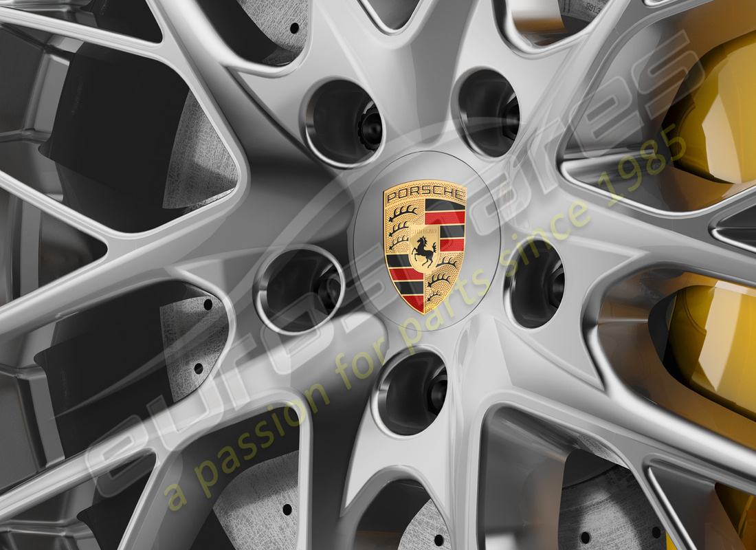 nouveaux enjoliveurs de moyeux de roue porsche. numéro de pièce 00004460732 (1)