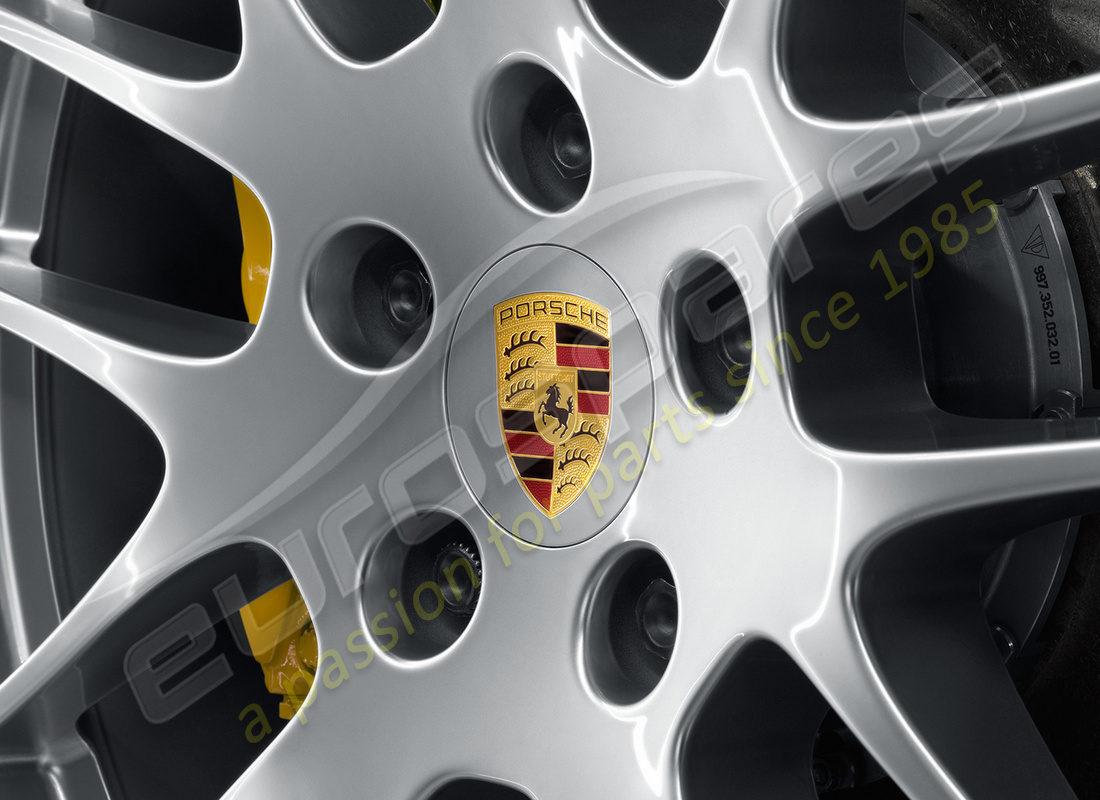 nouveaux enjoliveurs de moyeux de roue porsche. numéro de pièce 97004460011 (1)