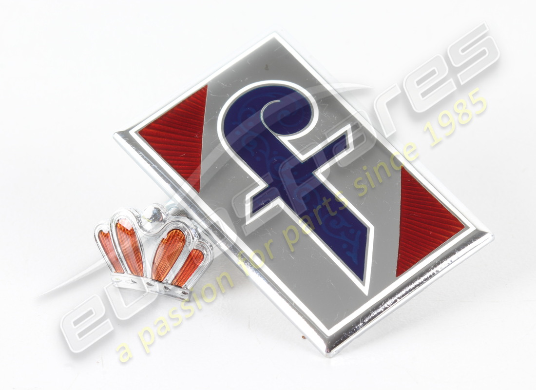 nouveau badge pininfarina eurospares avec motif couronne. référence 2394432402 (1)