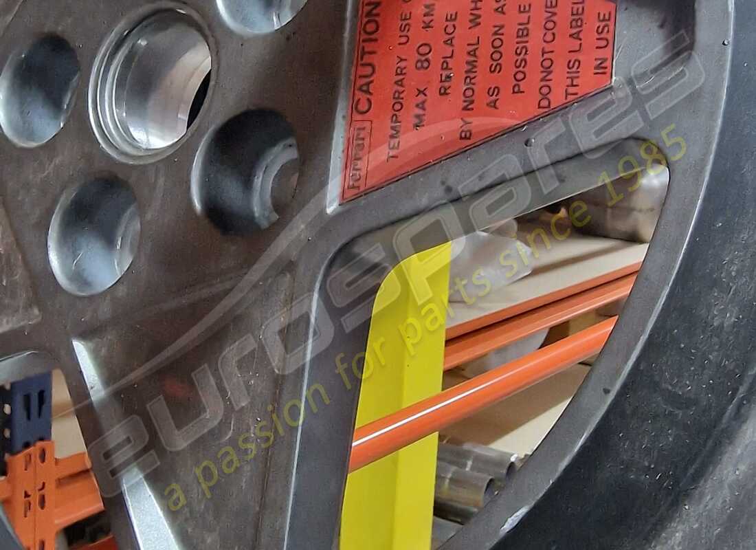 utilisé ferrari jante de roue de secours speedline 3 1/4b x 18. numéro de pièce 136874 (4)